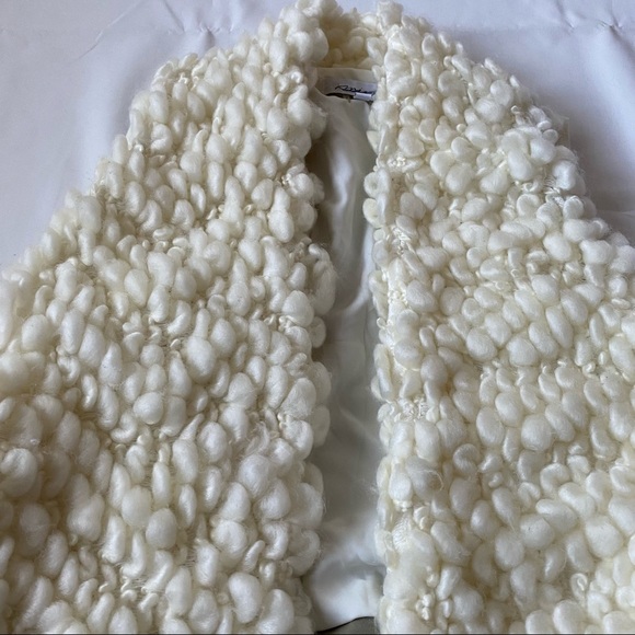 Miha Ivory Felix Textured Knobby Wool Suede sweater vest size small - Picture 14 of 15